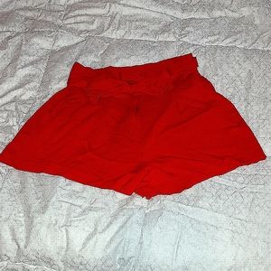 Red forever 21 shorts